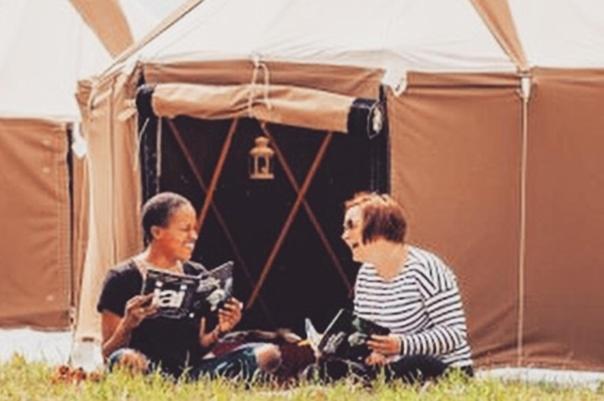 Hotel Festival Yurts Hay-On-Wye Exterior foto