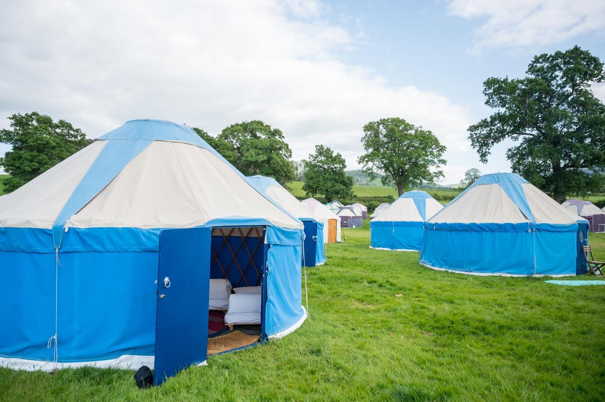 Hotel Festival Yurts Hay-On-Wye Exterior foto