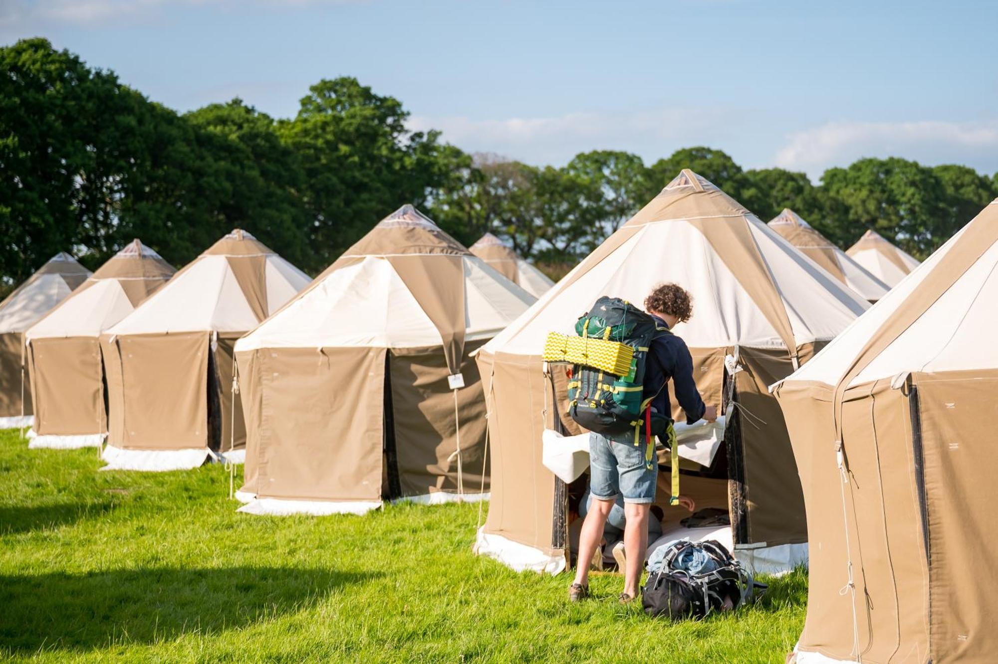 Hotel Festival Yurts Hay-On-Wye Exterior foto